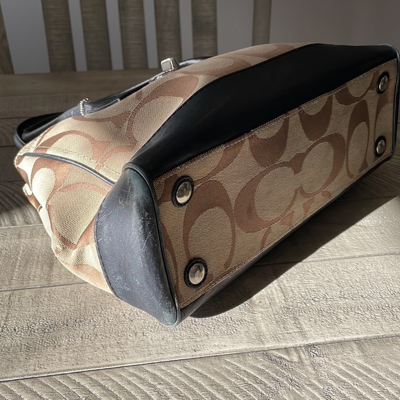 Coach canvas shoulder bag - Picture 4 of 5